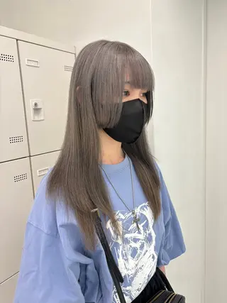 ロング カラー 💖ミルクティー💖 あかり💖のヘアスタイル