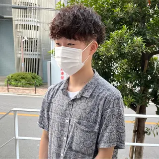 ショート メンズ特化美容師 ハスイルイのヘアスタイル