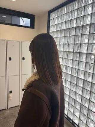 セミロング 髪質改善/レイヤー/ 大阪/ヨシノヒメカのヘアスタイル