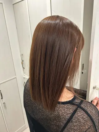 ミディアム 透明感/ベージュ /kazui🐈のヘアスタイル