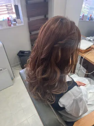 ロング ヘアアレンジ 山室 敬義のヘアスタイル
