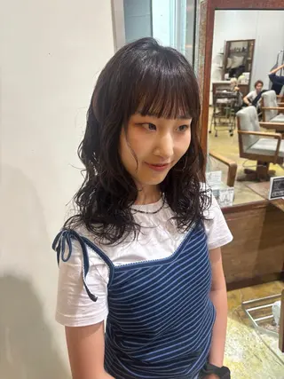 パーマ 伊藤 優衣 /カットモデル名古屋のヘアスタイル