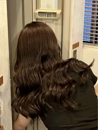 ロング 稲田 里菜のヘアスタイル