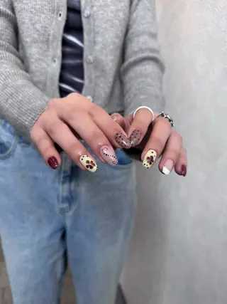 ネイル GRANDE大須 Cecil💜のネイルデザイン