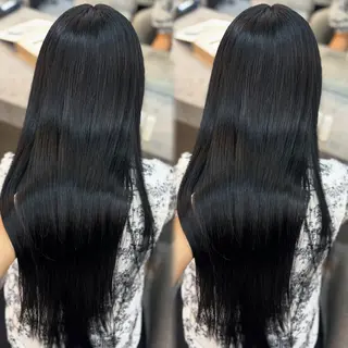 ロング カラー 🐈‍⬛momo🐾 ダブルカラーのヘアスタイル