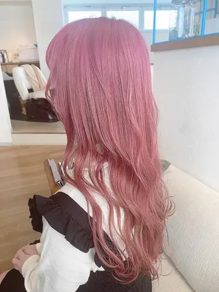 ロング カラー Ate by little所属・青木 梢のヘアスタイル