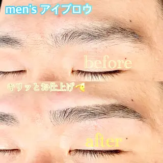 メンズ アイブロウ BEE HOUSE所属・Sunny🌞 サニーと申します🌻のマツエク・マツパデザイン