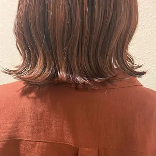 ミディアム esu西梅田所属・ena/ブリーチなし 透明感・レイヤー🎀のヘアスタイル