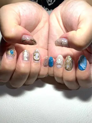 ネイル マルサンカクシカク所属・○△□ 守口市のネイルデザイン