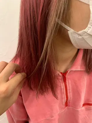 セミロング 小顔レイヤー×コンパ クトボブ/林隆平のヘアスタイル