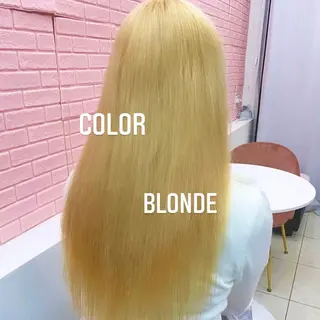 ロング カラー エクステ🩵ブリーチ 韓国ヘア🩵KAEのヘアスタイル