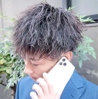 パーマ メンズ トレンドパーマ‼️ NAOKI💥のヘアスタイル