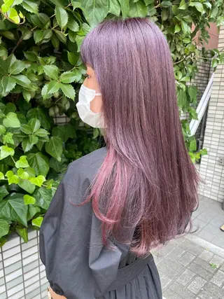 セミロング カワシマ セイカのヘアスタイル