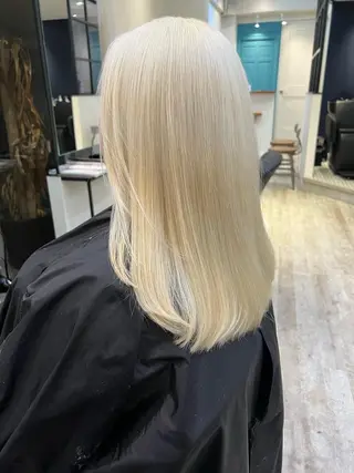 ミディアム カラー パーマ ヘアアレンジ メンズ キッズ ネイル マツエク・マツパ アイブロウ nico TOKYO 渋谷所属・ブリーチ　ハイトーン 特化🌈フジタハルキのヘアスタイル