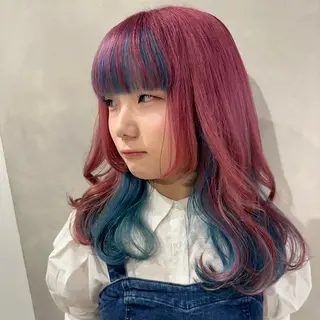 カラー デザインカラー/パー マ🦖外岡咲希🦖のヘアスタイル
