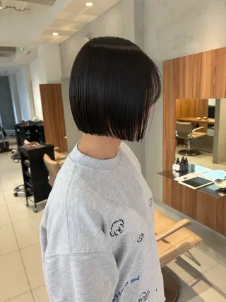 ミディアム ボブ⌇ 艶カラー⌇ RIN🌙のヘアスタイル