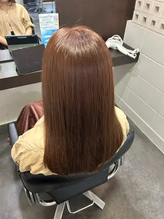 セミロング 福田 成美のヘアスタイル