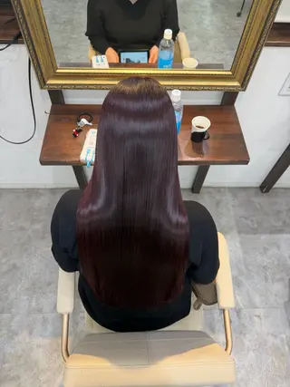 ロング カラー newi saLyu 川島たかひろのヘアスタイル