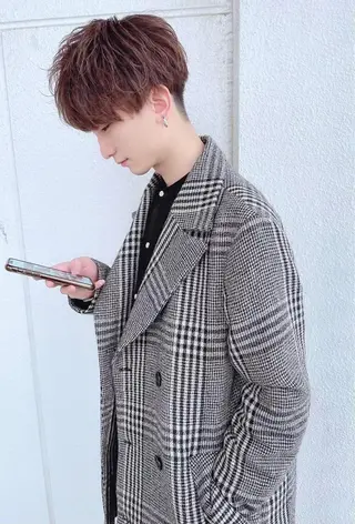 ショート ヘアアレンジ メンズ メンズZina代表 田端 麗治のヘアスタイル