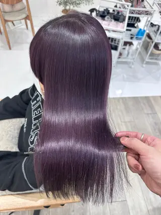 ロング 山崎結菜 🫧透明感カラーのヘアスタイル