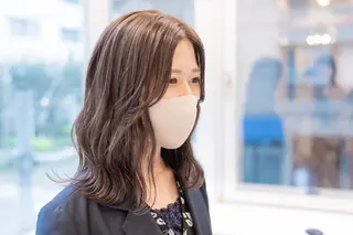 セミロング カラー Lazo所属・Lazo/ 原弥和子のヘアスタイル