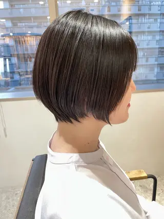 ショート 🌟透明感カラー× 小顔カットの匠🌟のヘアスタイル