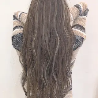 ロング カラー カラーサロン ビスカリアのヘアスタイル