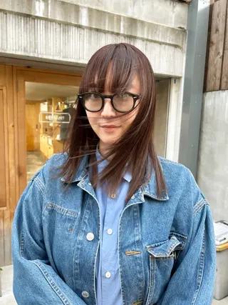 ミディアム カラー BRUNTJET所属・MAEDA MADOKAのヘアスタイル