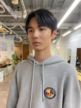 ショート メンズ JINKIメンズ特化 メンズカットパーマのヘアスタイル