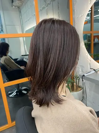 セミロング 長畑 光紀のヘアスタイル