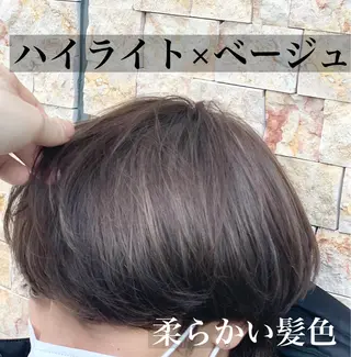 カラー 🌿nudeカラー/ レイヤー/藤原🌿のヘアスタイル
