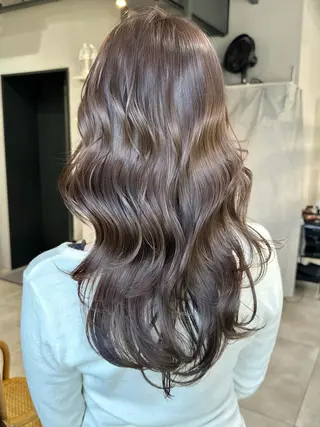 セミロング ✨透明感カラー 恵比寿HAYATO✨のヘアスタイル