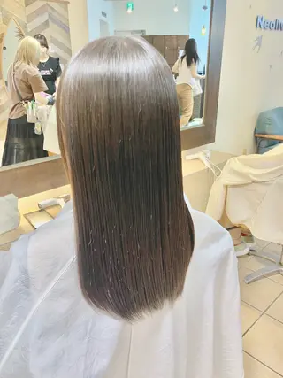 セミロング 奥谷 美代子のヘアスタイル
