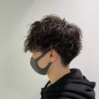 セミロング カラー パーマ ヘアアレンジ ネイル マツエク・マツパ 韓国風ベージュ🤎 赤みなし🌿横浜🤎のヘアスタイル