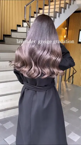 セミロング カラー Selenehair 三条本店のヘアスタイル