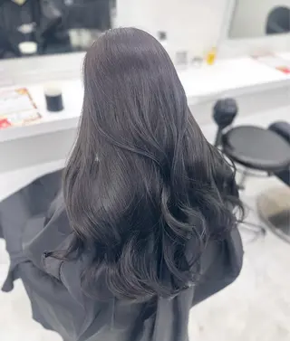 ロング カラー パーマ ヘアアレンジ メンズ キッズ ♥️韓国ヘア レイヤー♥️ゆりのヘアスタイル