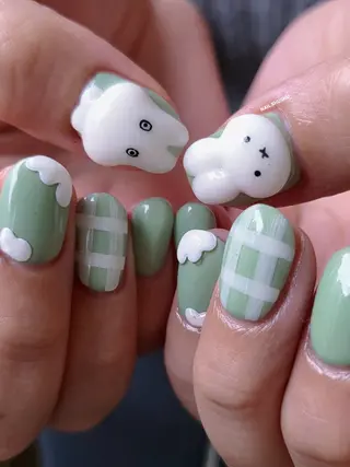 ネイル 3dパーツ/流行り 👧shushu❤️のネイルデザイン