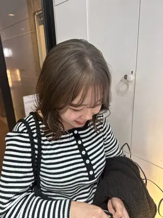 カラー 西垣 沙也加のヘアスタイル