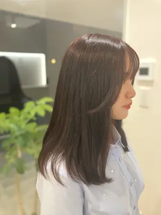 ミディアム 冨江 弘貴のヘアスタイル