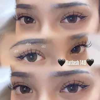 マツエク・マツパ Mell Yuuna ♡パリエク /束感のマツエク・マツパデザイン