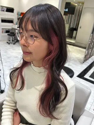 ロング カラー 小嶋　薫 ✨無料カットモデル✨のヘアスタイル