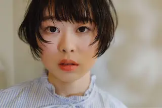 ショート カラー d'Or riz所属・長谷川 絵美のヘアスタイル