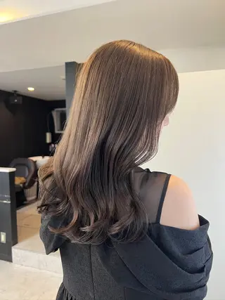 セミロング カラー 🦋韓国ヘア 坂本 菜摘🦋のヘアスタイル