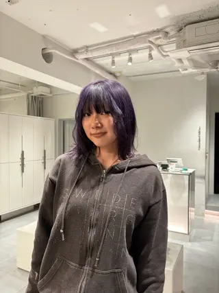 カラー 艶⭐︎暗髪 rinkoのヘアスタイル