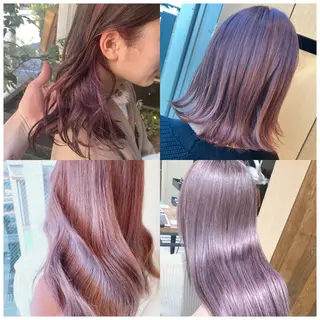 カラー 顔まわりの神様✨ 透明感カラー藤嶋秀幸のヘアスタイル