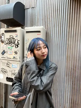 セミロング カラー si所属・タカラ ケイスケ /大阪/梅田美容室/のヘアスタイル