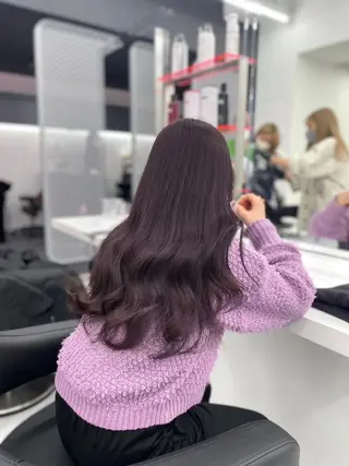 カラー レイヤー🩶盛れる カラー🎀/福岡天神のヘアスタイル