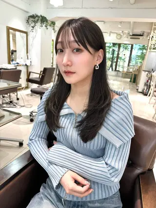 ロング 縮毛矯正⭐️ TAKAHIROのヘアスタイル