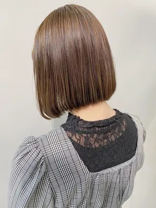 ショート カラー lar 立川南口所属・レイヤーボブ/ボブ 仲川和人のヘアスタイル