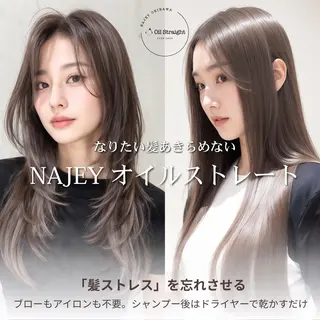 ロング SOURCE 堺東のヘアスタイル